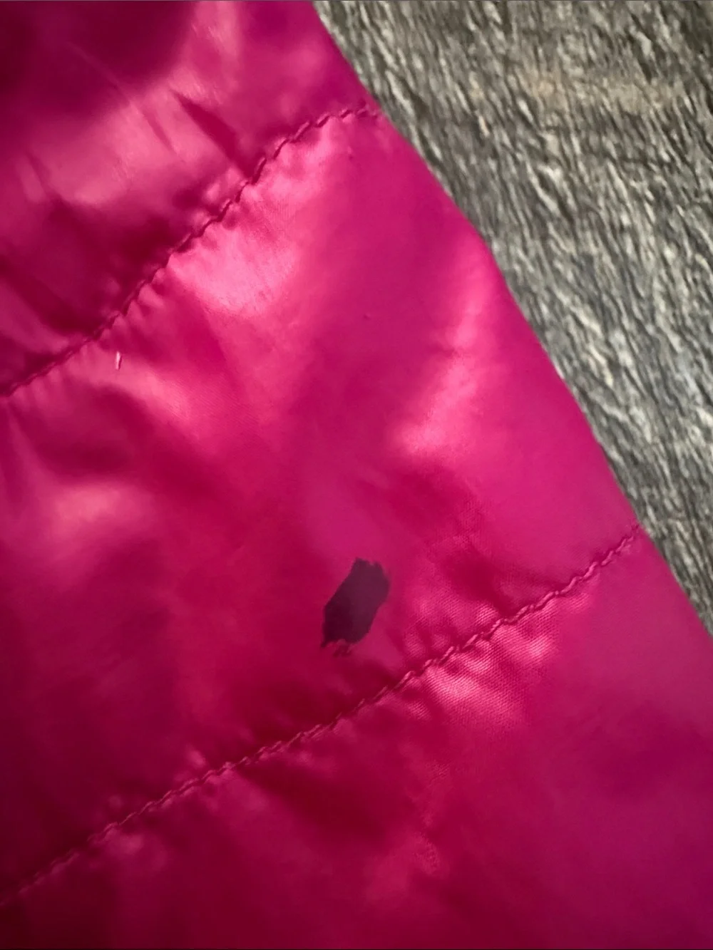 Kids Hooded Puffer Columbia Jacket - Hot Pink